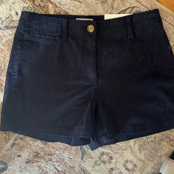 Loft 4 inch Classic Navy Women's Shorts 2 new - Picture 1 of 6